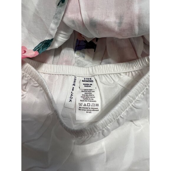 New Janie and Jack Infant Girls Floral Ruffle Dress size 3 to 6 Months - Picture 6 of 6